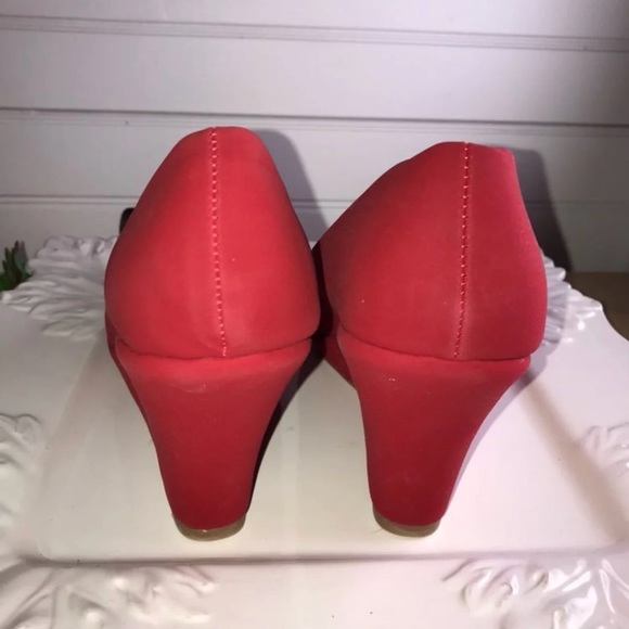 TOP Moda Red Wedges - Picture 4 of 4